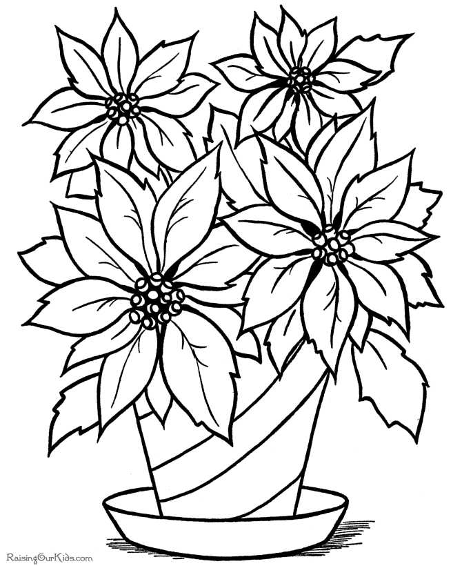 Marvellous Design Flowers Coloring Pages Free Printable Collection 670x820 Marvellous Design Flowers Coloring Pages Free Printable Collection