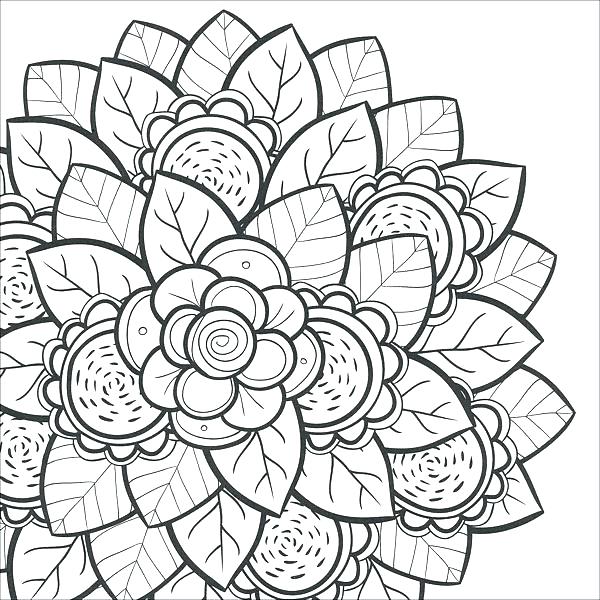 Coloring Pages Kids Flower Color Hard Free On Art Brilliant 600x600 Coloring Pages Kids Flower Color Hard Free On Art Brilliant