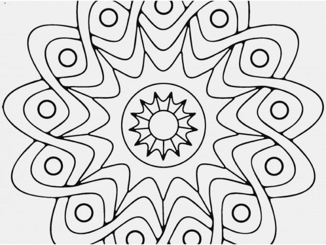 640x480 Free Printable Mandala Coloring Pages Image Geometric Coloring