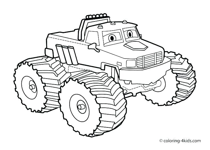 736x525 Coloring Pages Of Cars And Trucks Monster Truck Coloring Pages