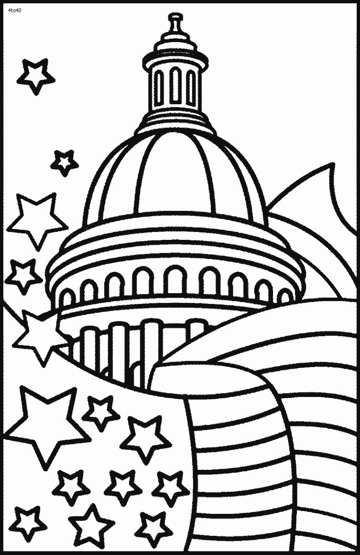 Patriotic Coloring Pages Beautiful 4th July Free For Picnic Place 736x1134 Patriotic Coloring Pages Beautiful 4th July Free For Picnic Place