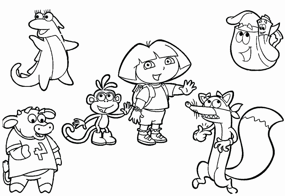 Free Friendship Coloring Pages
