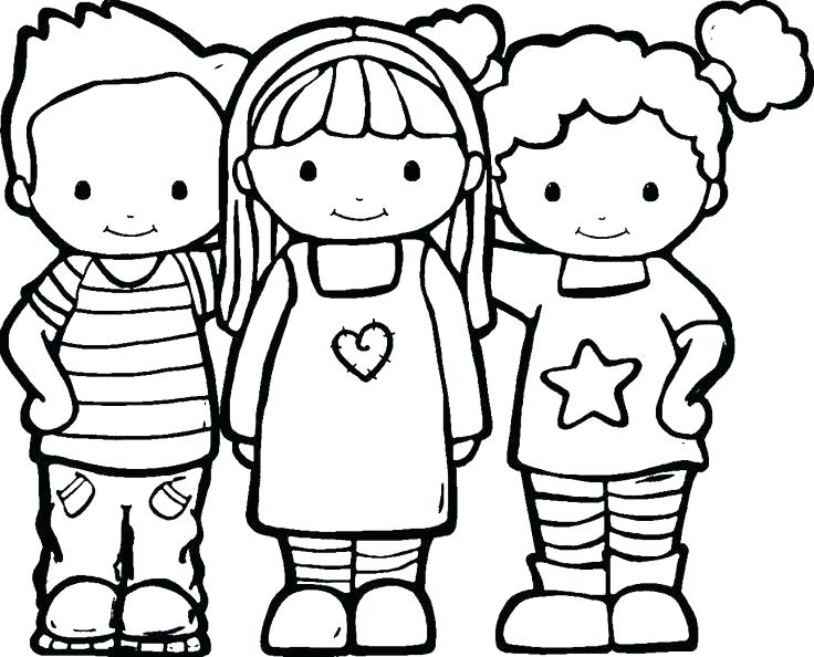736x594 Friendship Coloring Pages Friendship Coloring Pages Friendship