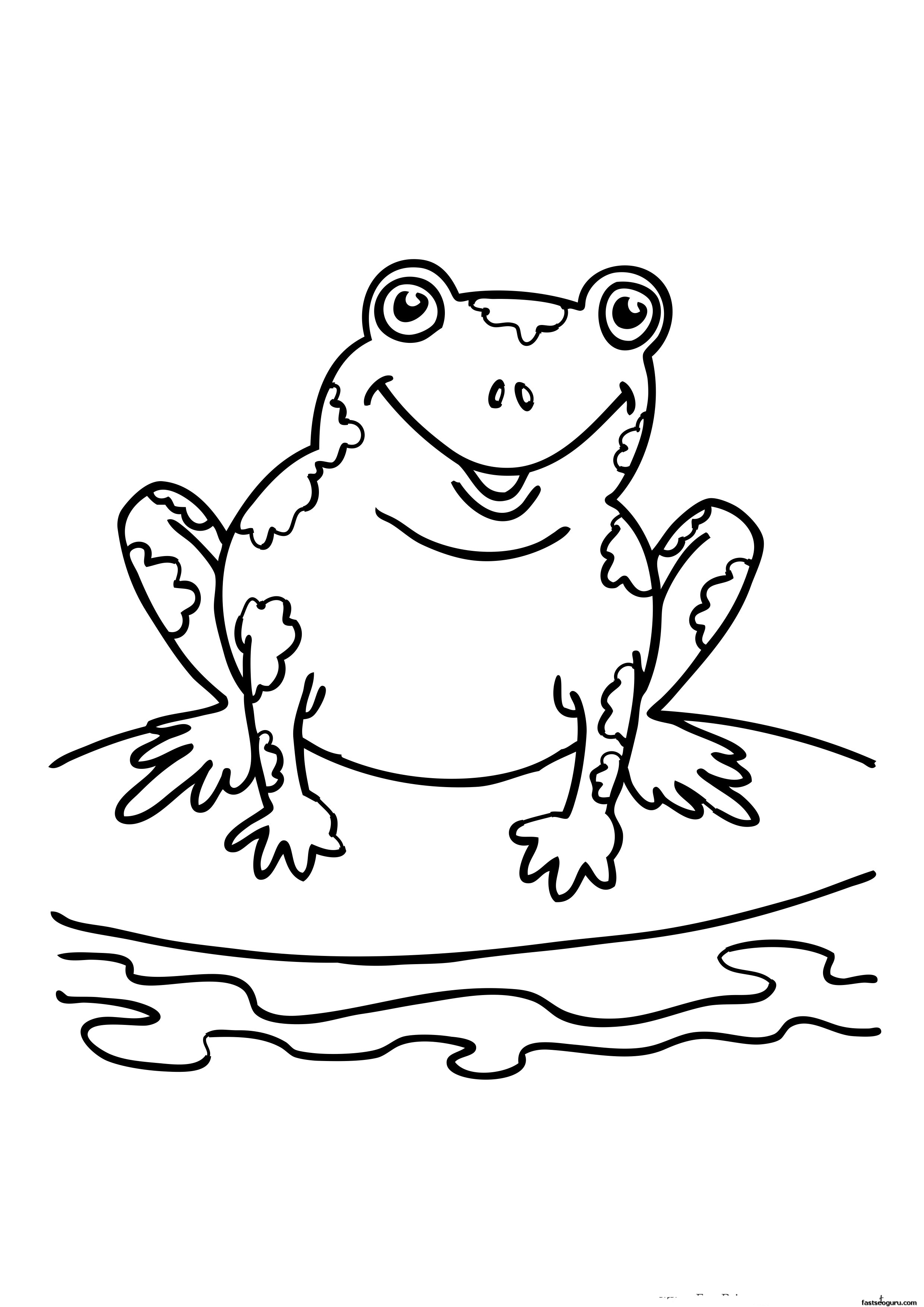 2480x3507 Free Printable Frog Coloring Pages For Kids