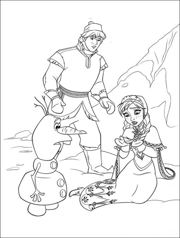 600x794 Free Printable Frozen Coloring Pages For Kids