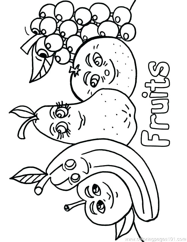 Fruit Color Pages Fruit Coloring Pages Luxury Fruits Coloring 650x840 Fruit Color Pages Fruit Coloring Pages Luxury Fruits Coloring