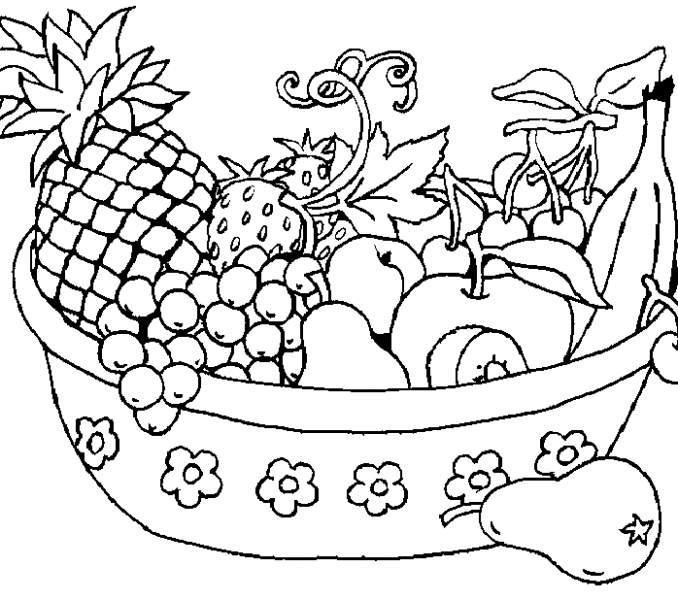 Fruit Coloring Pages New Year Color Pages Coloring Pages 678x600 Fruit Coloring Pages New Year Color Pages Coloring Pages