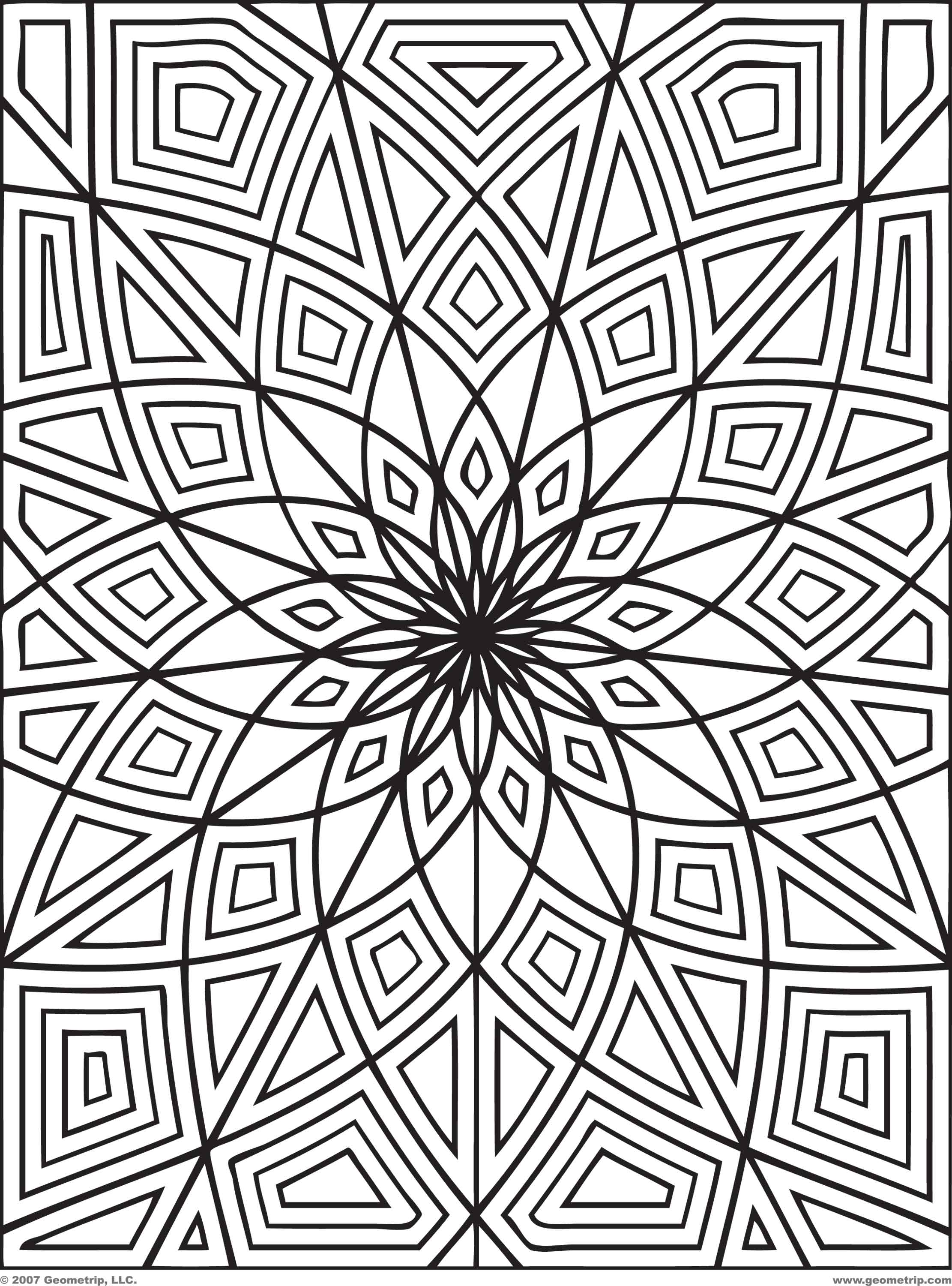 Free Full Page Coloring Pages