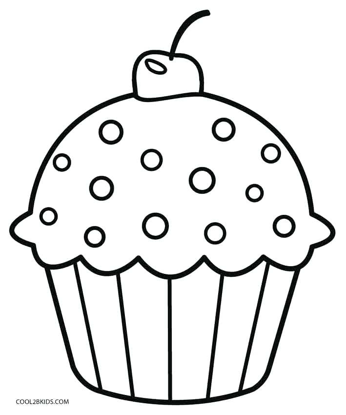 709x850 Cupcake Color Page Free Printable Cupcake Coloring Pages Printable