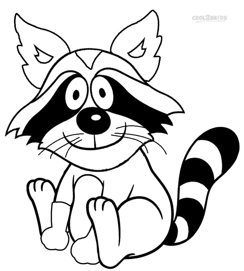 850x944 Printable Raccoon Coloring Pages For Kids Cool2bkids Raccoon