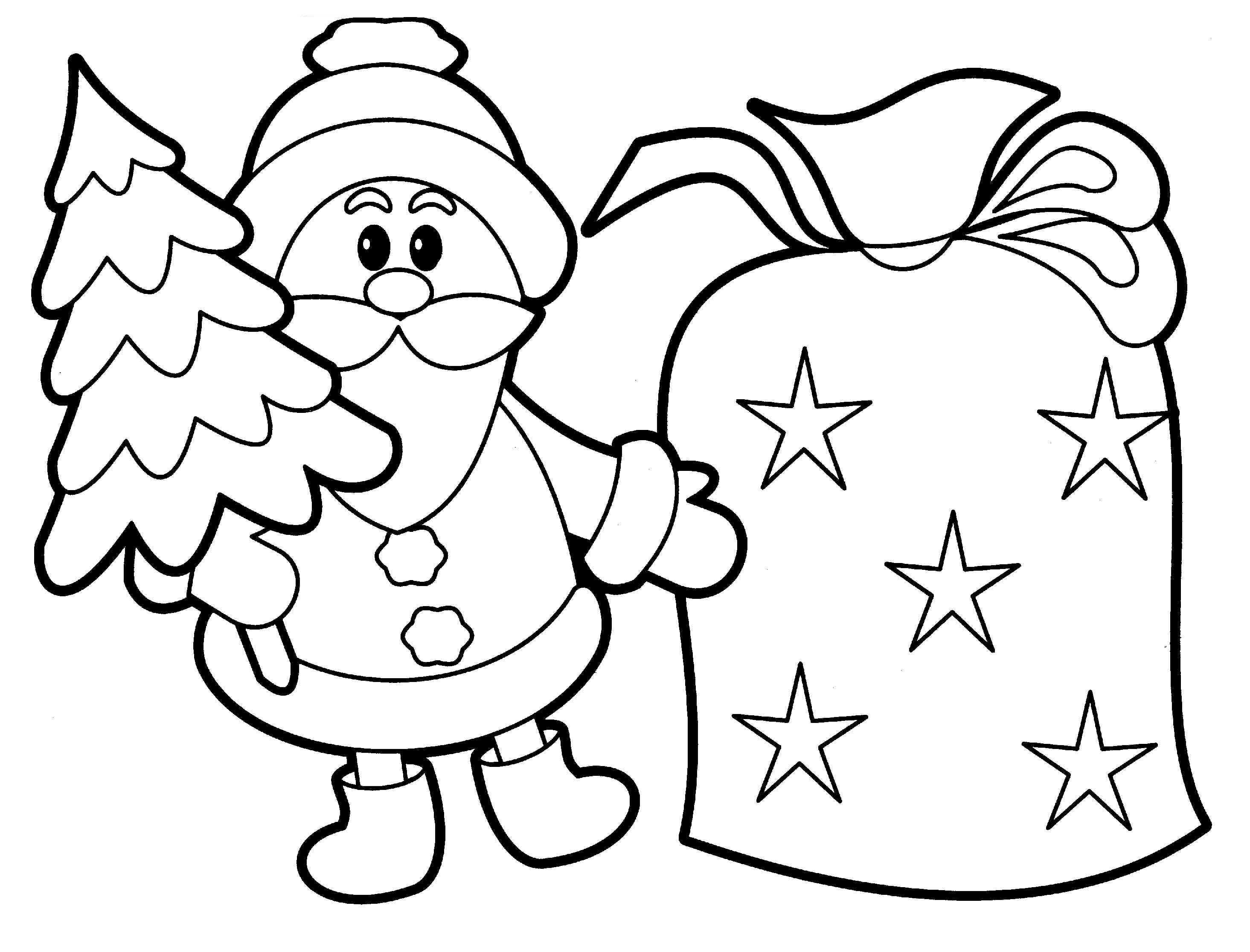 2930x2232 Santa Claus Coloring Pages Santa Claus Coloring Page Coloring