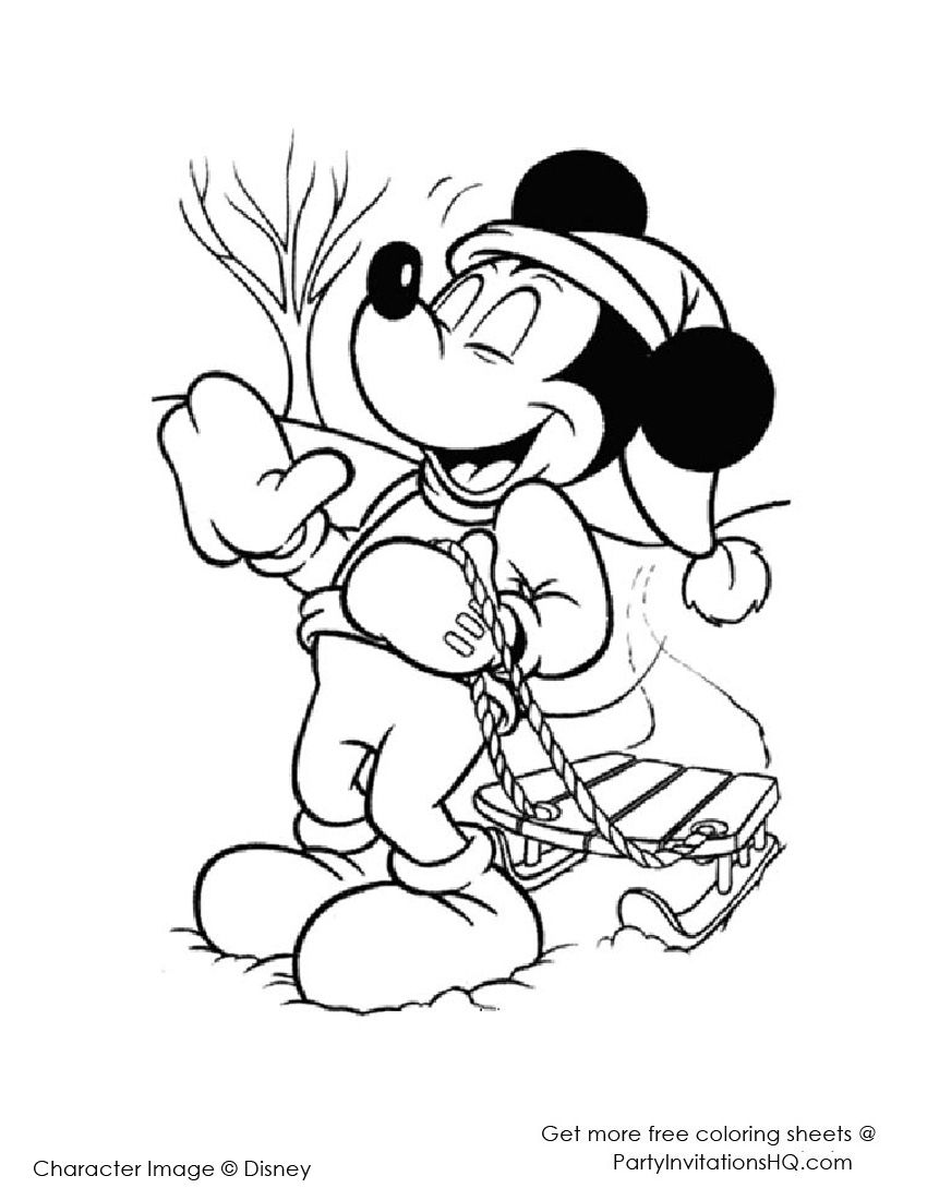 Disney Christmas Coloring Pages 17 Fabulous Sheets For Free 850x1100 Disney Christmas Coloring Pages 17 Fabulous Sheets For Free