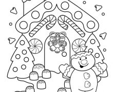 Fun Christmas Coloring Pages 220x180 Fun Christmas Coloring Pages