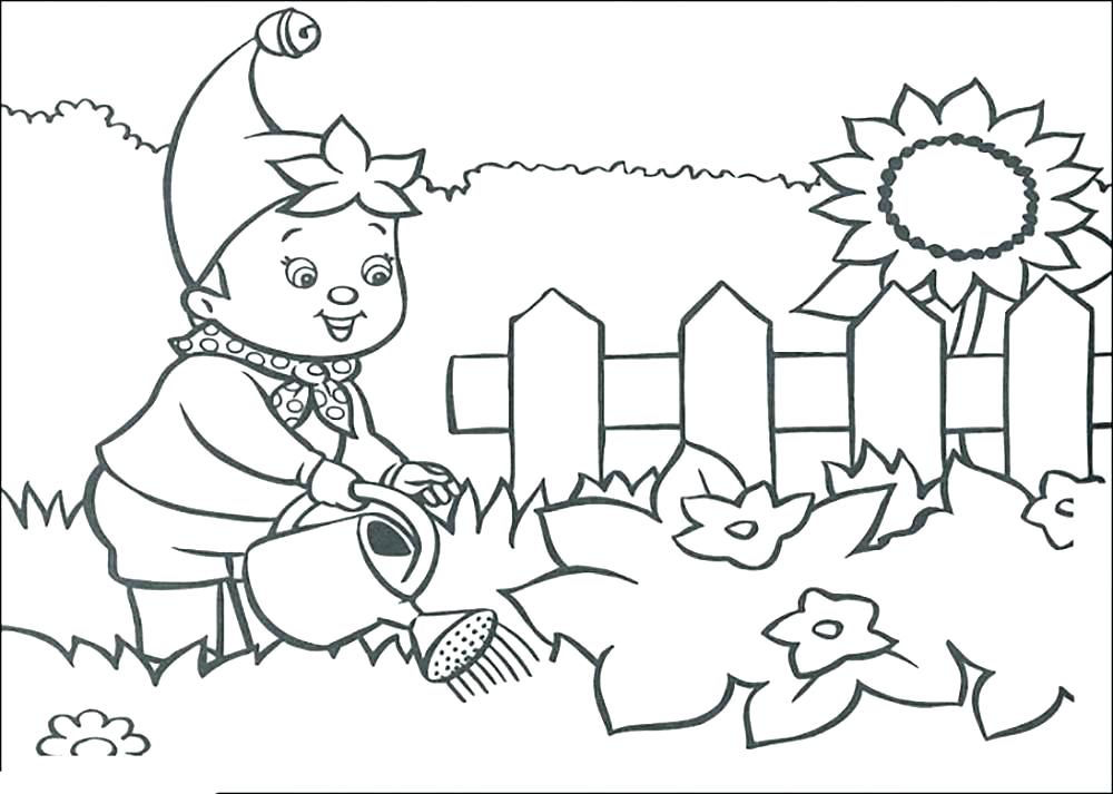 Coloring Pages Garden 1000x713 Coloring Pages Garden