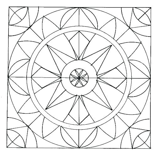 500x493 Coloring Pages Geometric This Is Geometric Shapes Coloring Pages