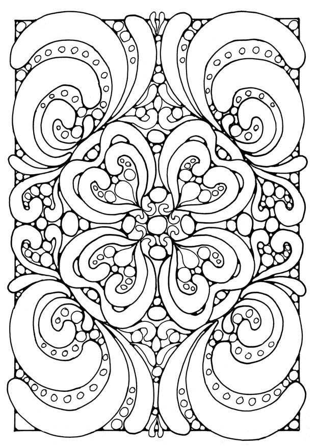 Free Geometric Coloring Pages For Adults