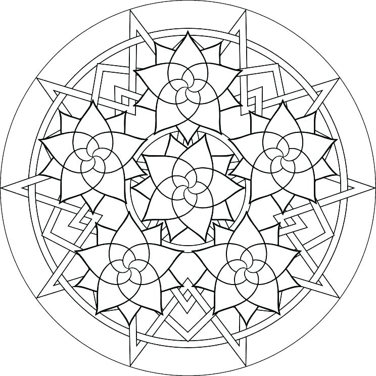 Geometry Coloring Pages Geometric Coloring Pages Free Geometric 744x744 Geometry Coloring Pages Geometric Coloring Pages Free Geometric