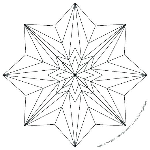 Free Geometric Coloring Pages For Adults Shippa.co 520x520 Free Geometric Coloring Pages For Adults Shippa.co