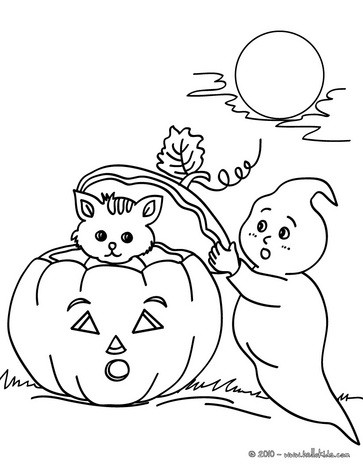 363x470 Ghost Coloring Pages