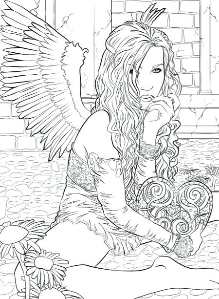 450x612 Goth Coloring Pages Best Coloring Pages Gallery Coloring Us Free