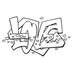 230x230 Top 10 Free Printable Graffiti Coloring Pages Online