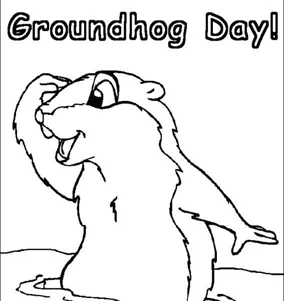 Groundhog Day 2016 Coloring Pages Free Printable On Book Little 567x600 Groundhog Day 2016 Coloring Pages Free Printable On Book Little