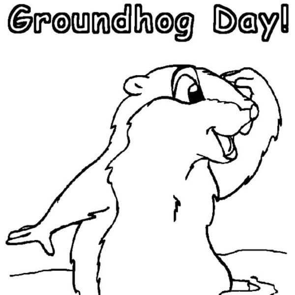 Groundhog Day Coloring Pages Vibrant Ideas 600x600 Groundhog Day Coloring Pages Vibrant Ideas