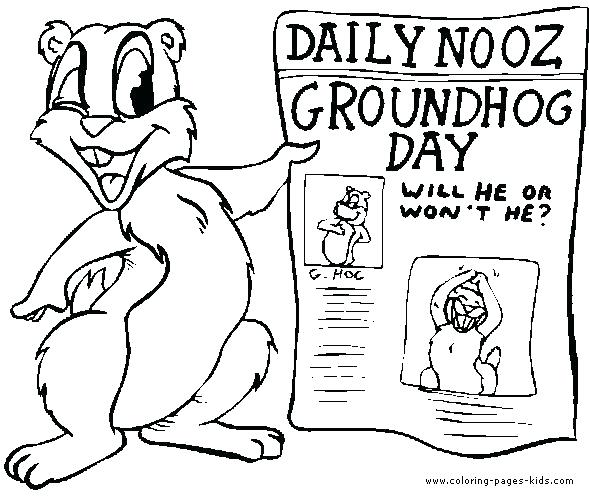 Incredible Decoration Groundhog Day Coloring Pages Free Printable 589x496 Incredible Decoration Groundhog Day Coloring Pages Free Printable