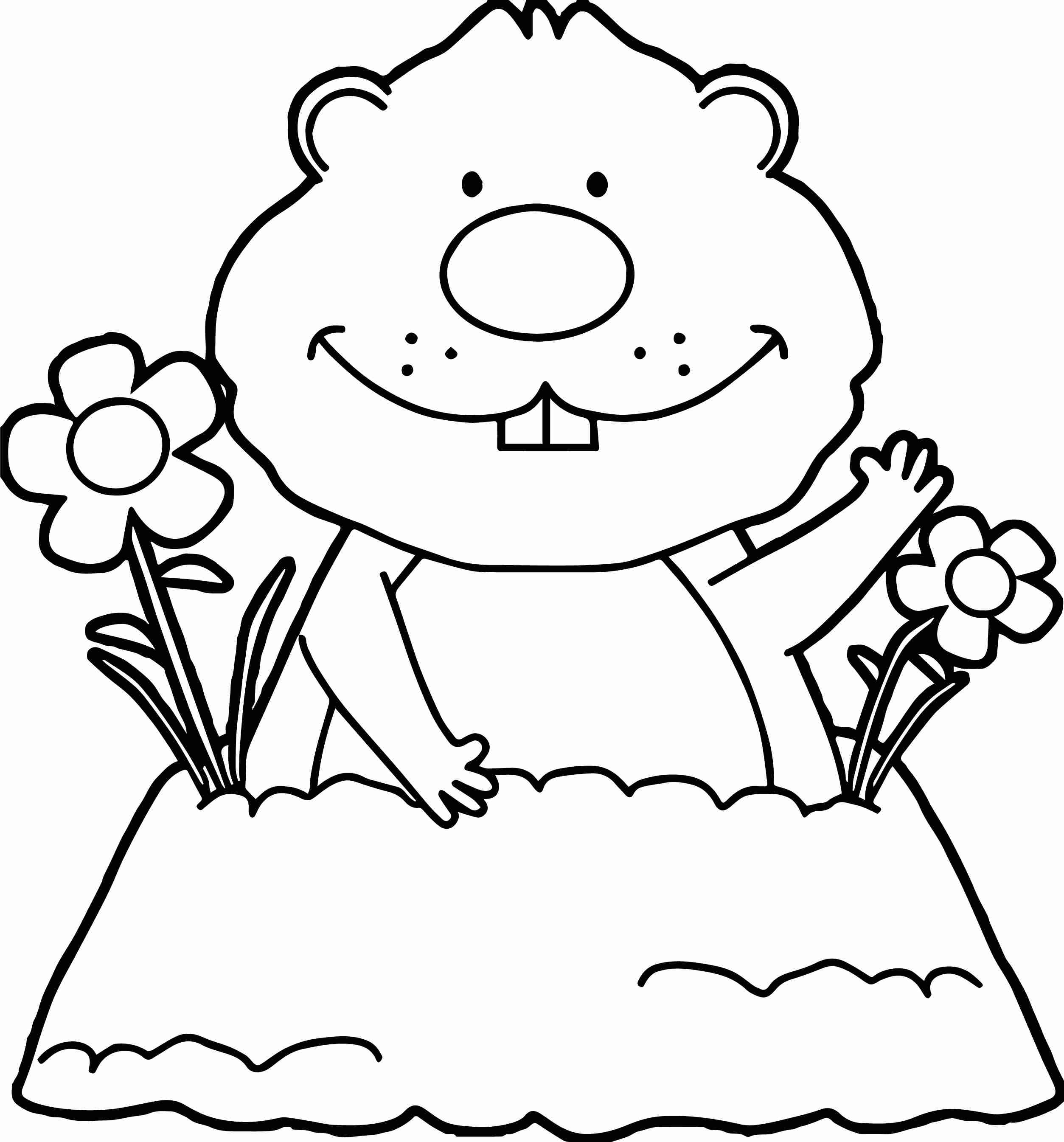 Free Printable Groundhog Day Coloring Pages Beauteous Page 2507x2690 Free Printable Groundhog Day Coloring Pages Beauteous Page