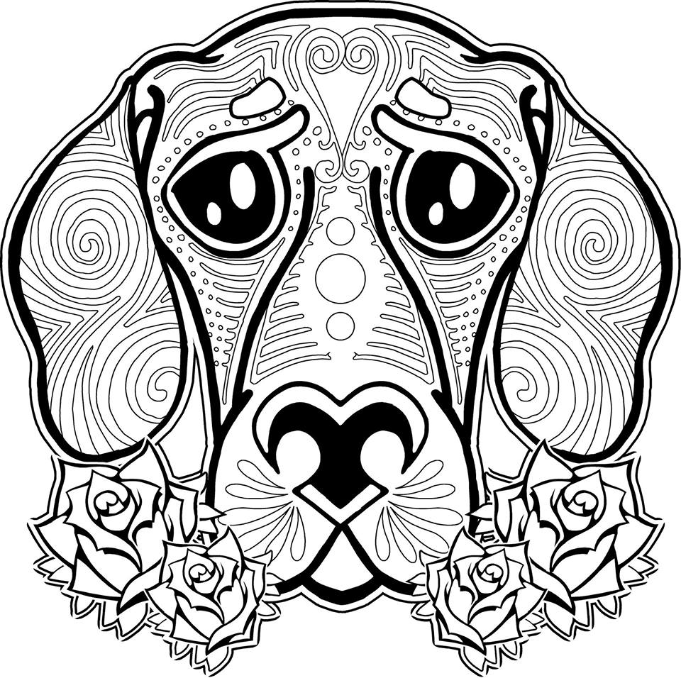 Animal Coloring Pages For Adults 960x956 Animal Coloring Pages For Adults