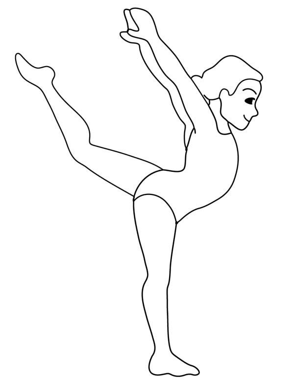 600x776 Gymnastic, Woman Gymnastic Coloring Page Gymnastics Party