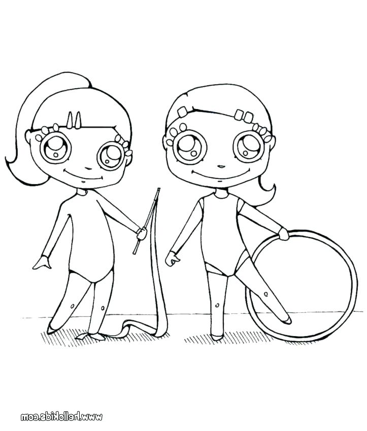 723x850 Gymnastics Coloring Book Also Gymnastic Coloring Pages Gymnastics