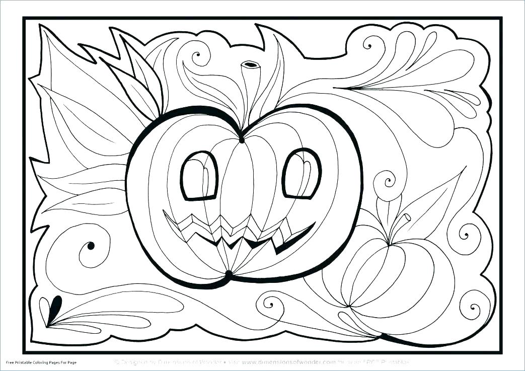 1043x737 Free Halloween Coloring Pages To Print