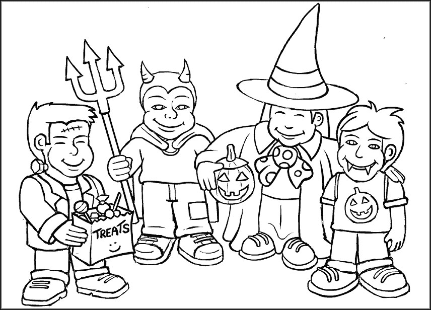 Colouring Halloween Halloween Colouring Pages For Kids Free 856x616 Colouring Halloween Halloween Colouring Pages For Kids Free