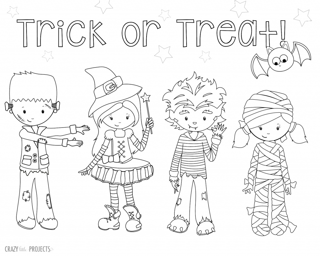 Cute Free Printable Halloween Coloring Pages 1024x819 Cute Free Printable Halloween Coloring Pages