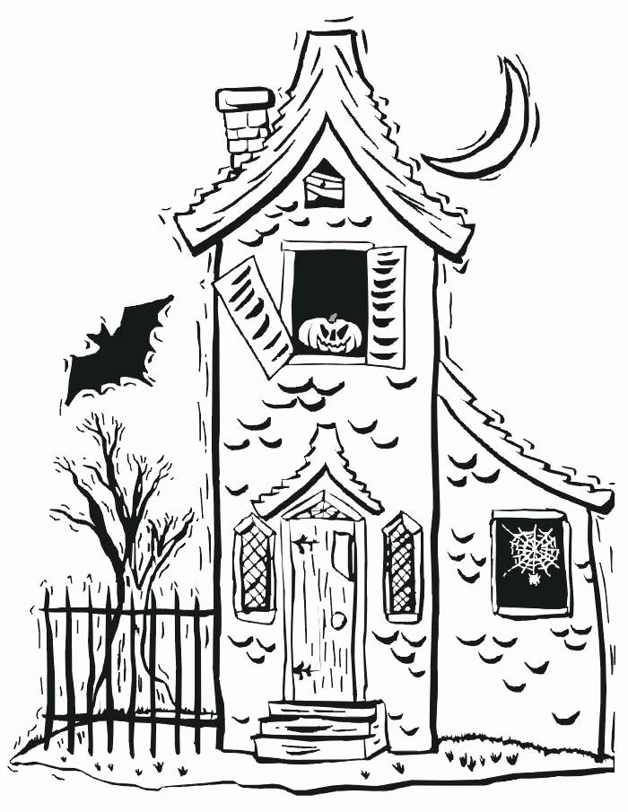 Halloween Haunted House Coloring Pages Pictures Drawn Haunted 700x905 Halloween Haunted House Coloring Pages Pictures Drawn Haunted