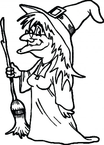 358x500 Coloring Page Witches Coloring Pages. Halloween Witches Coloring