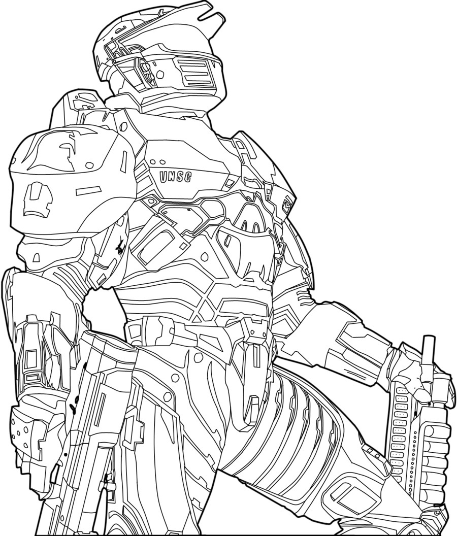 900x1056 Perfect Free Halo Coloring Pages To Print In Halo Coloring Pages