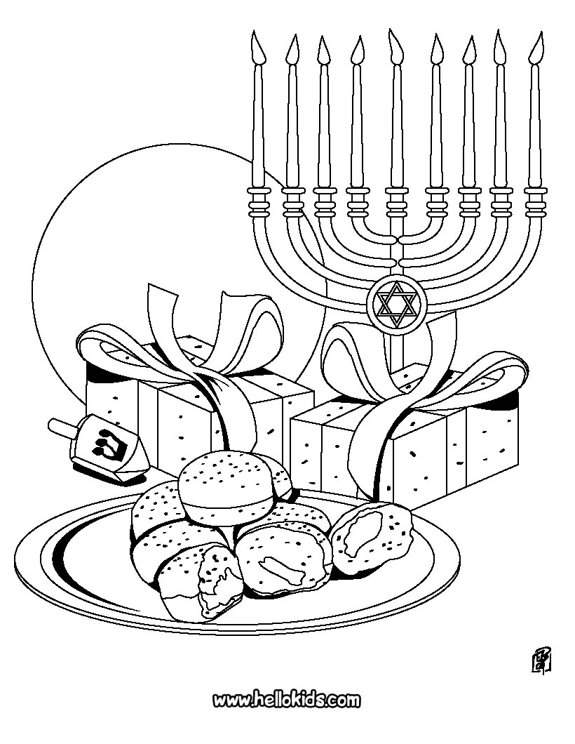 Free Printable Hanukkah Coloring Pages 820x1060 Free Printable Hanukkah Coloring Pages