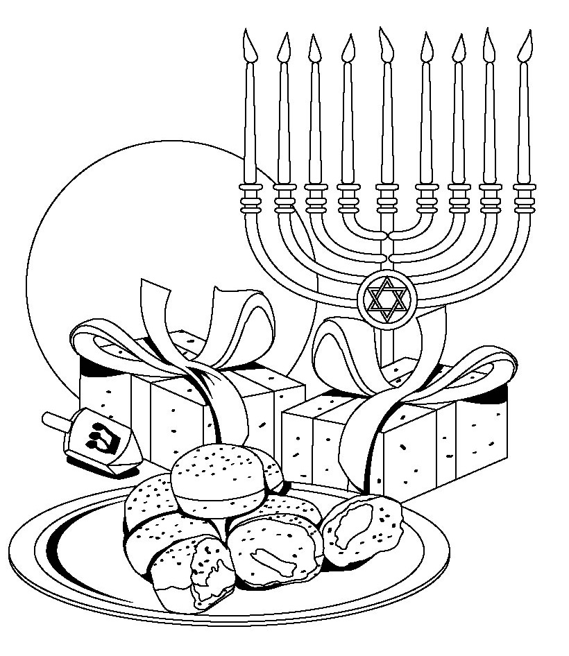 Download Free Hanukkah Color Pages Printable For Pre School 820x946 Download Free Hanukkah Color Pages Printable For Pre School