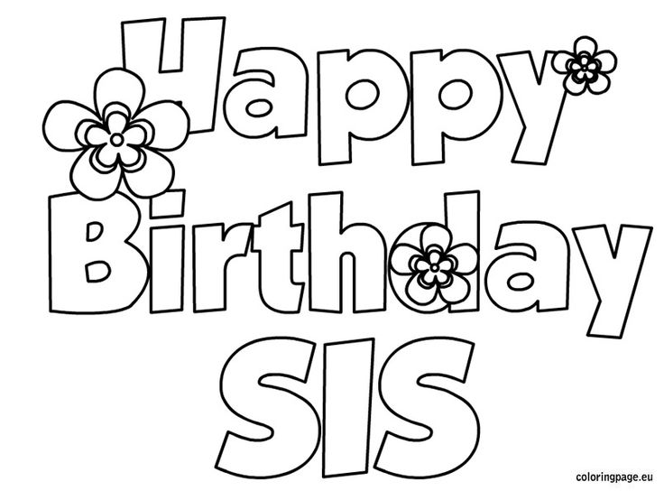 736x544 Custom Happy Birthday Coloring Sheet Preschool In Funny Happy