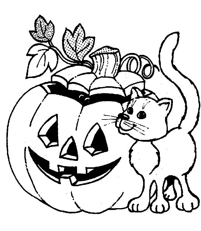 Free Halloween Coloring Pages 660x758 Free Halloween Coloring Pages