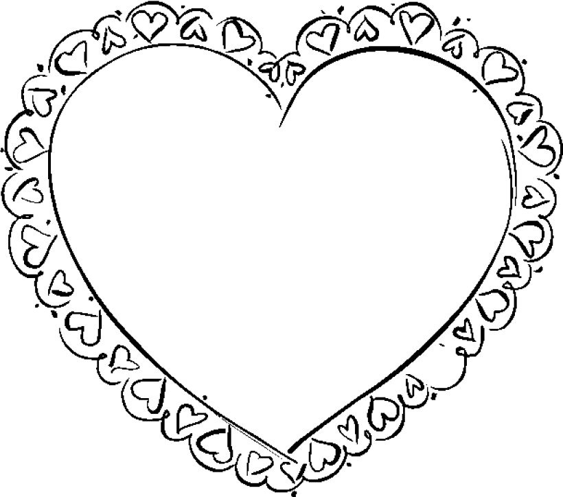 Heart Coloring Pages (11) Coloring Kids 820x724 Heart Coloring Pages (11) Coloring Kids
