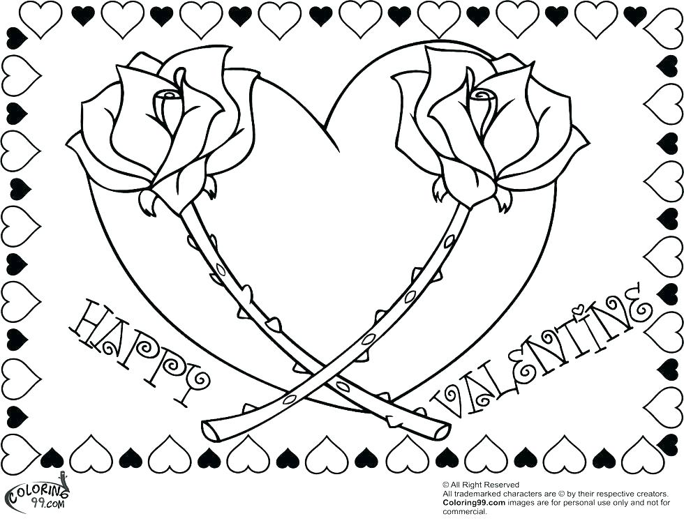 Free Heart Coloring Pages For Adults Printable Happy Valentines 980x750 Free Heart Coloring Pages For Adults Printable Happy Valentines