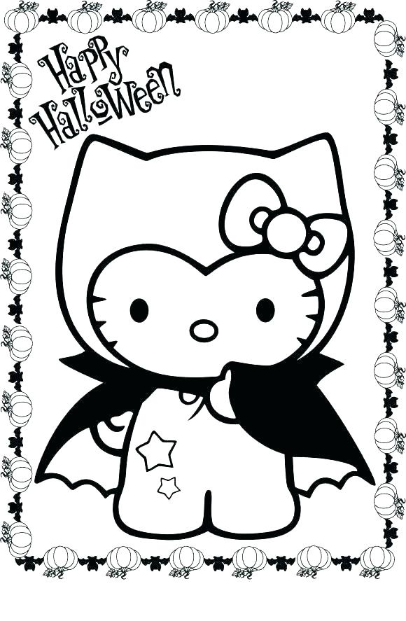 Free Hello Kitty Coloring Pages