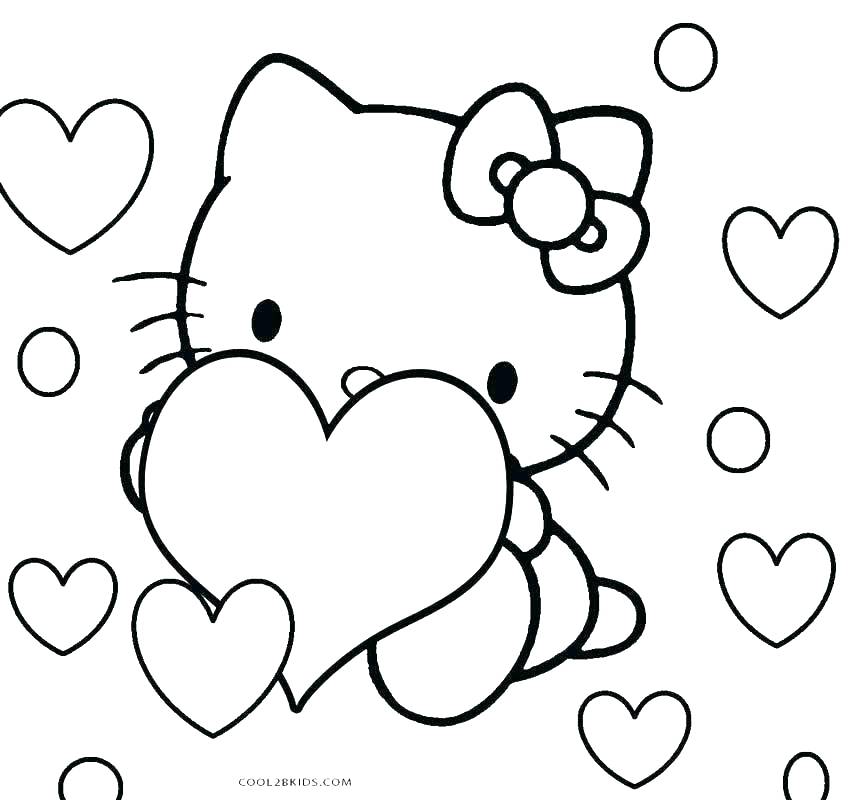 868x800 Kitty Coloring Page Hello Kitty Drawing Coloring Sheets Cute