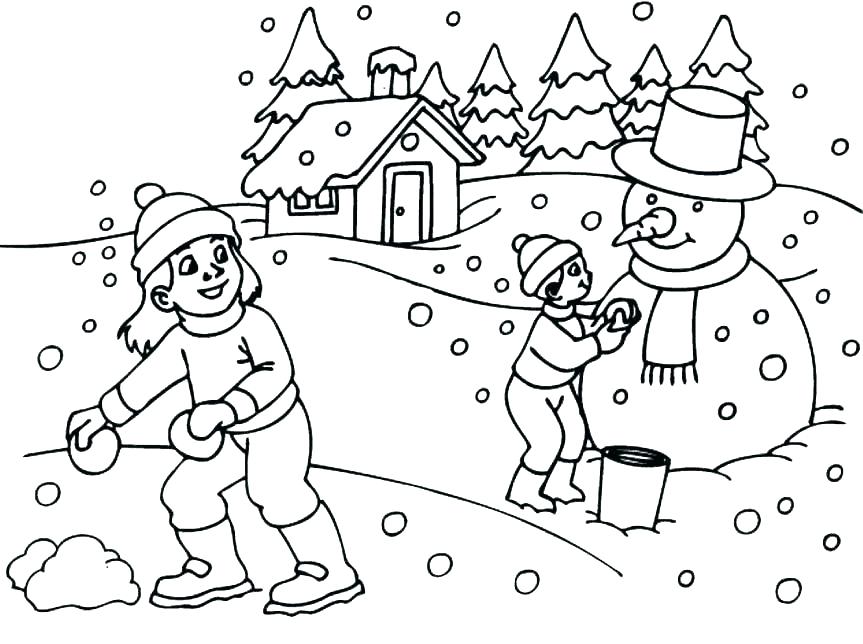 863x644 W Is For Winter Coloring Pages Middle School Science Coloring