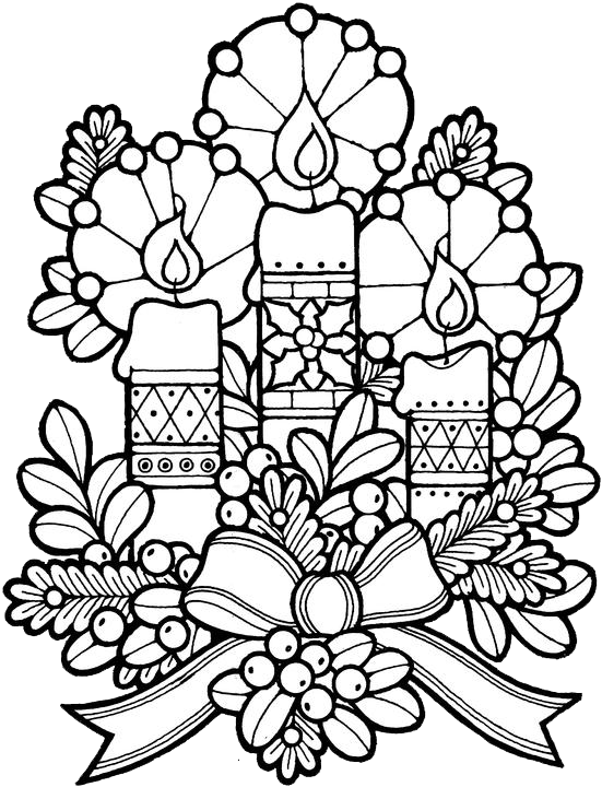 Holiday Coloring Pages For Adults Color Bros 551x720 Holiday Coloring Pages For Adults Color Bros