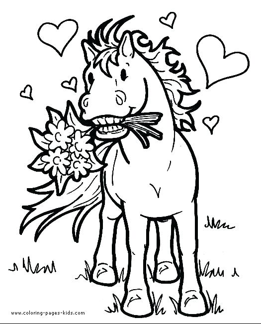 525x651 Horse Coloring Pages Printable