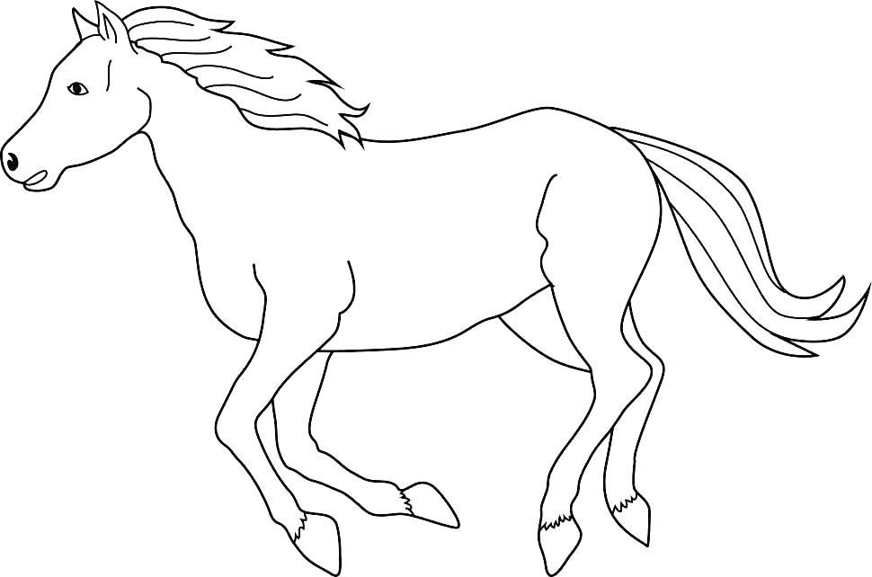 970x642 Free Horse Coloring Pages Online